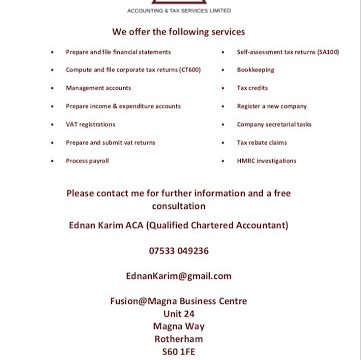 EK Accounting & Tax Services Limited