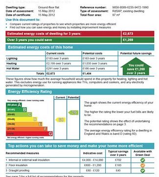 EnergyCheck EPC (+SAP) (from £39 incl. VAT)